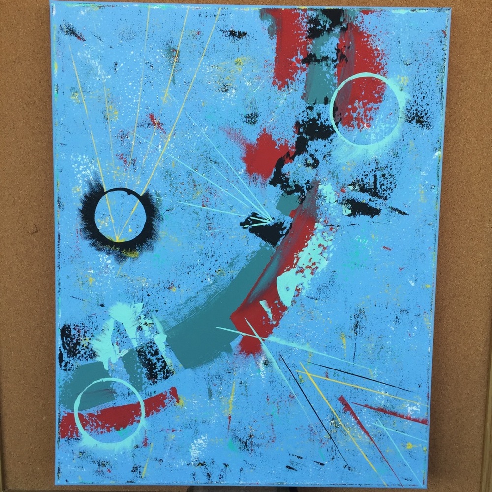 Acrylic paintings on canvas